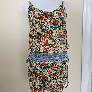 Cabi Floral Fiesta Romper